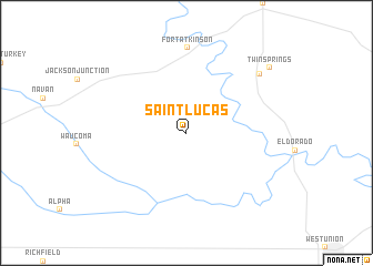 map of Saint Lucas