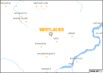 map of Saint-Lucien