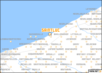 map of Saint-Luc