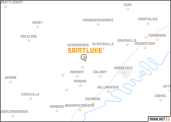 map of Saint Luke