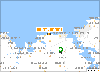 map of Saint-Lunaire