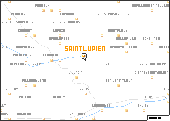 map of Saint-Lupien