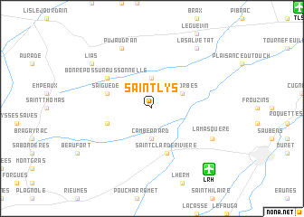 map of Saint-Lys