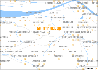 map of Saint-Maclou