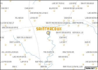 map of Saint-Macoux