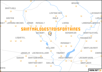 map of Saint-Malo-des-Trois-Fontaines