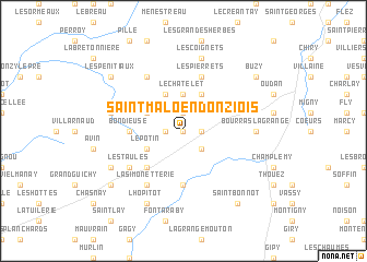 map of Saint-Malo-en-Donziois