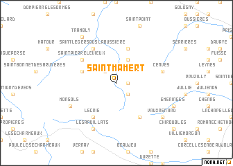 map of Saint-Mamert