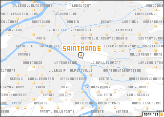 map of Saint-Mandé