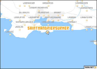 map of Saint-Mandrier-sur-Mer