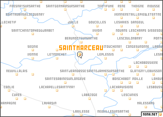 map of Saint-Marceau