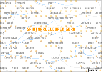 map of Saint-Marcel-du-Périgord