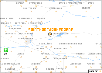 map of Saint-Marc-Jaumegarde