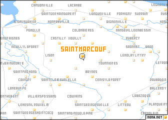 map of Saint-Marcouf