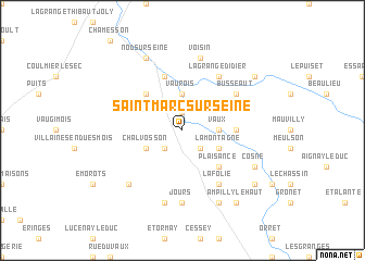 map of Saint-Marc-sur-Seine