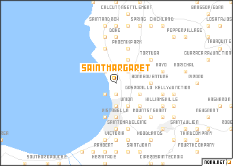 map of Saint Margaret