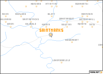 map of Saint Markʼs