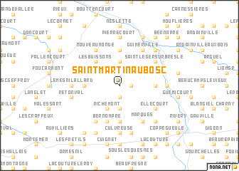 map of Saint-Martin-au-Bosc