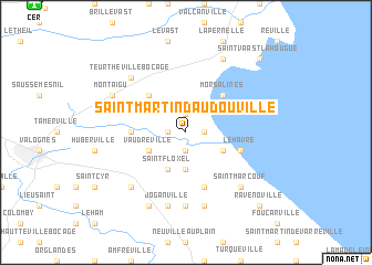 map of Saint-Martin-dʼAudouville