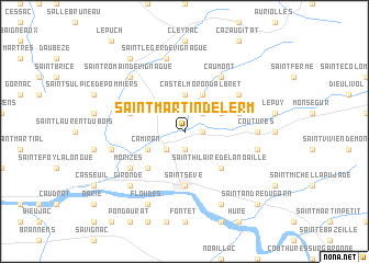 map of Saint-Martin-de-Lerm