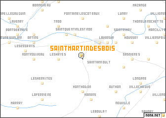 map of Saint-Martin-des-Bois