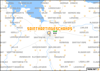 map of Saint-Martin-des-Champs