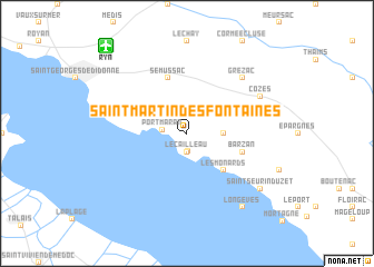 map of Saint-Martin-des-Fontaines