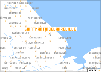 map of Saint-Martin-de-Varreville