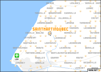map of Saint-Martin-du-Bec