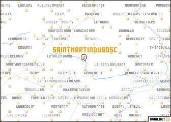 map of Saint-Martin-du-Bosc