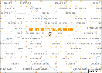 map of Saint-Martin-du-Plessis