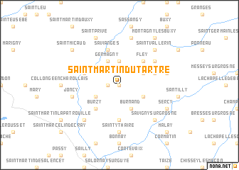 map of Saint-Martin-du-Tartre