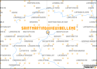 map of Saint-Martin-du-Vieux-Bellême