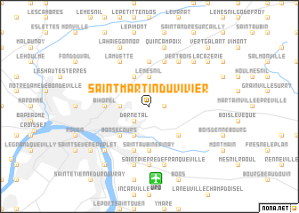 map of Saint-Martin-du-Vivier