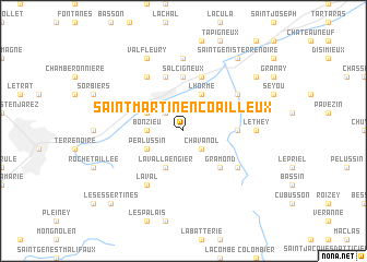 map of Saint-Martin-en-Coailleux