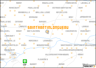 map of Saint-Martin-Longueau