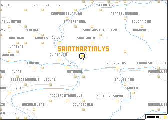 map of Saint-Martin-Lys