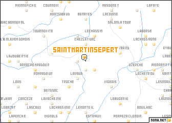 map of Saint-Martin-Sepert