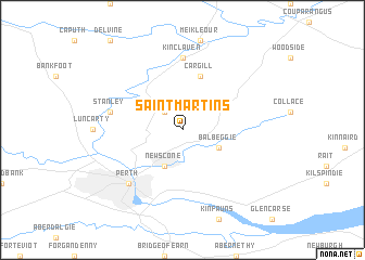 map of Saint Martins