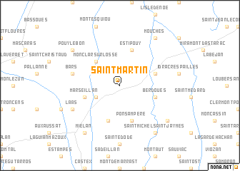 map of Saint-Martin