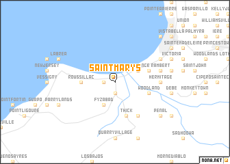 map of Saint Maryʼs