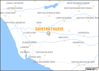 map of Saint-Mathurin