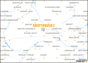 map of Saint-Maudez