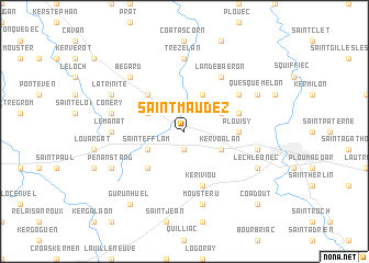 map of Saint-Maudez