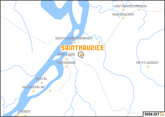 map of Saint-Maurice