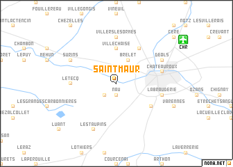 map of Saint-Maur