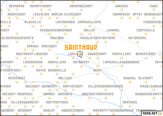 map of Saint-Maur