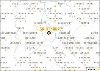 map of Saint-Maur