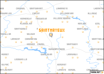 map of Saint-Mayeux