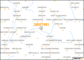 map of Saint-May